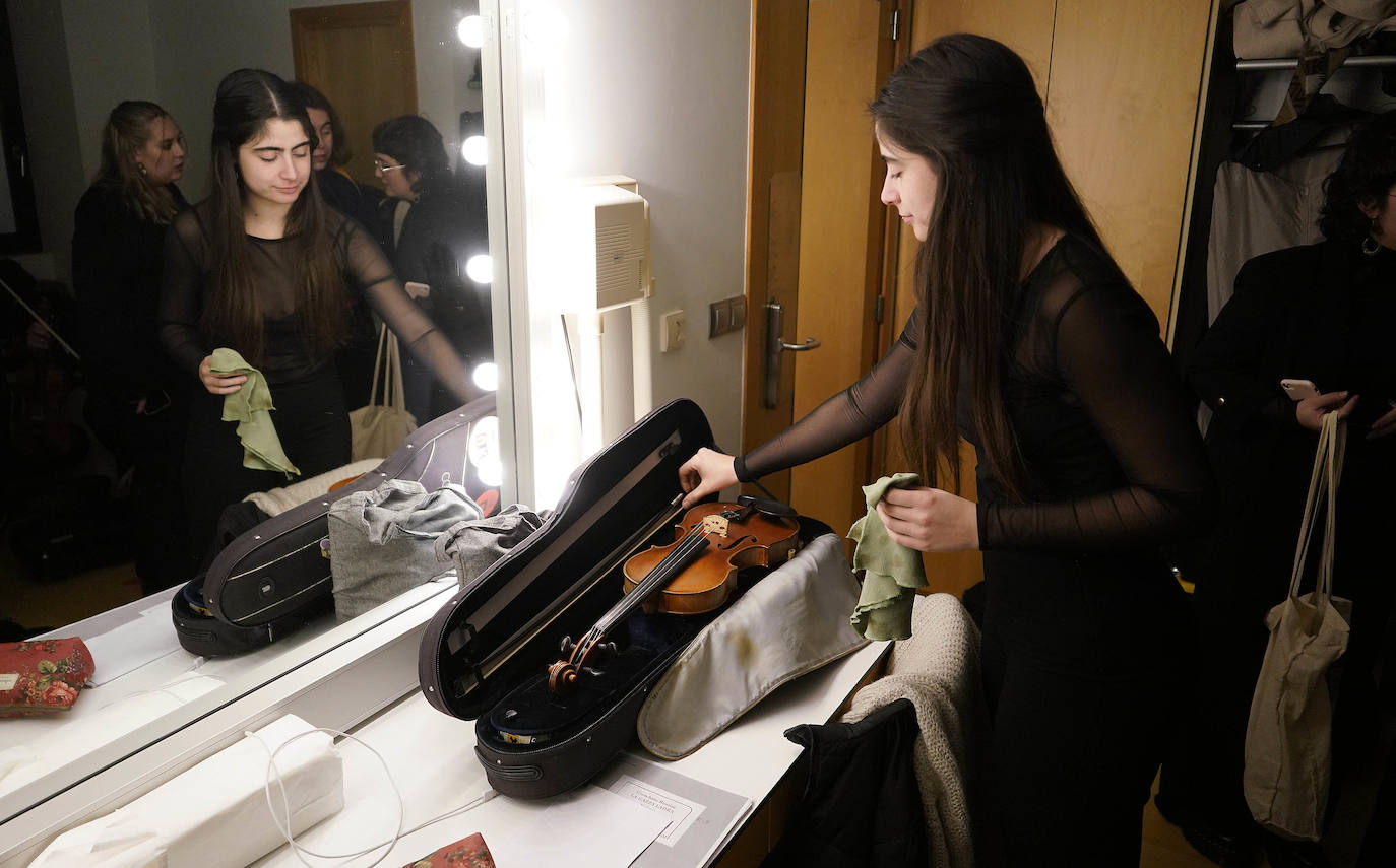 Así se prepara el concierto de Año Nuevo de la EGO