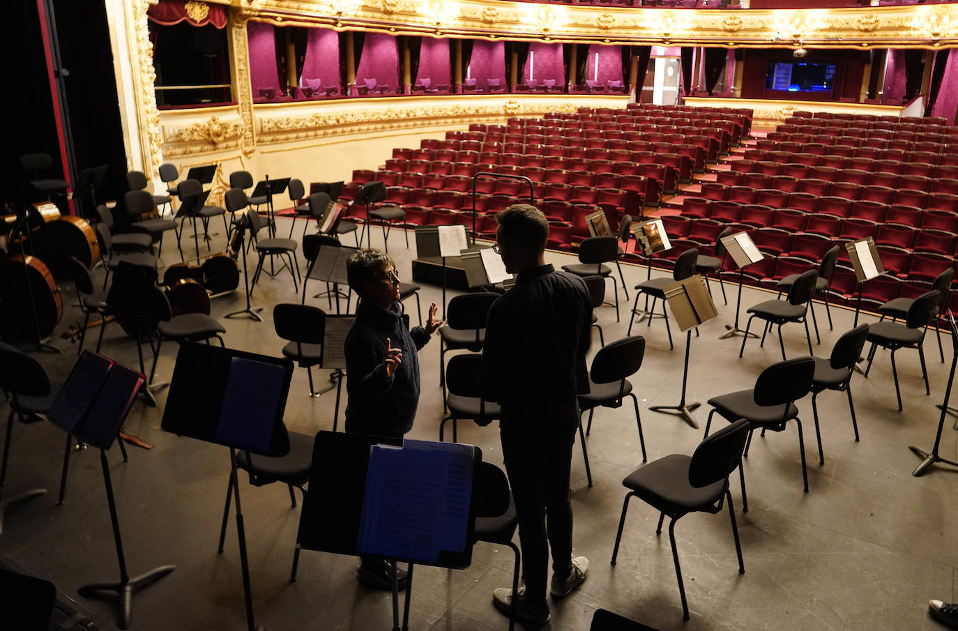 Así se prepara el concierto de Año Nuevo de la EGO