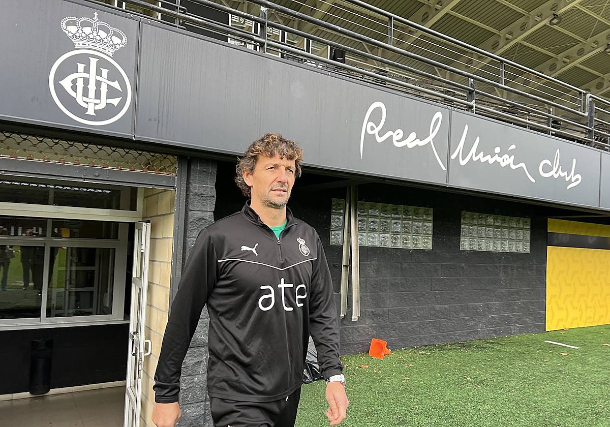 Iñigo Idiakez debuta este miércoles en Gal como entrenador del Real Unión.