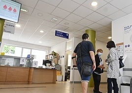 Pacientes en el ambulatorio de Tolosa.