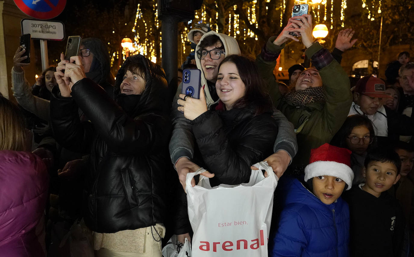 Una cabalgata de magia e ilusión en Donostia