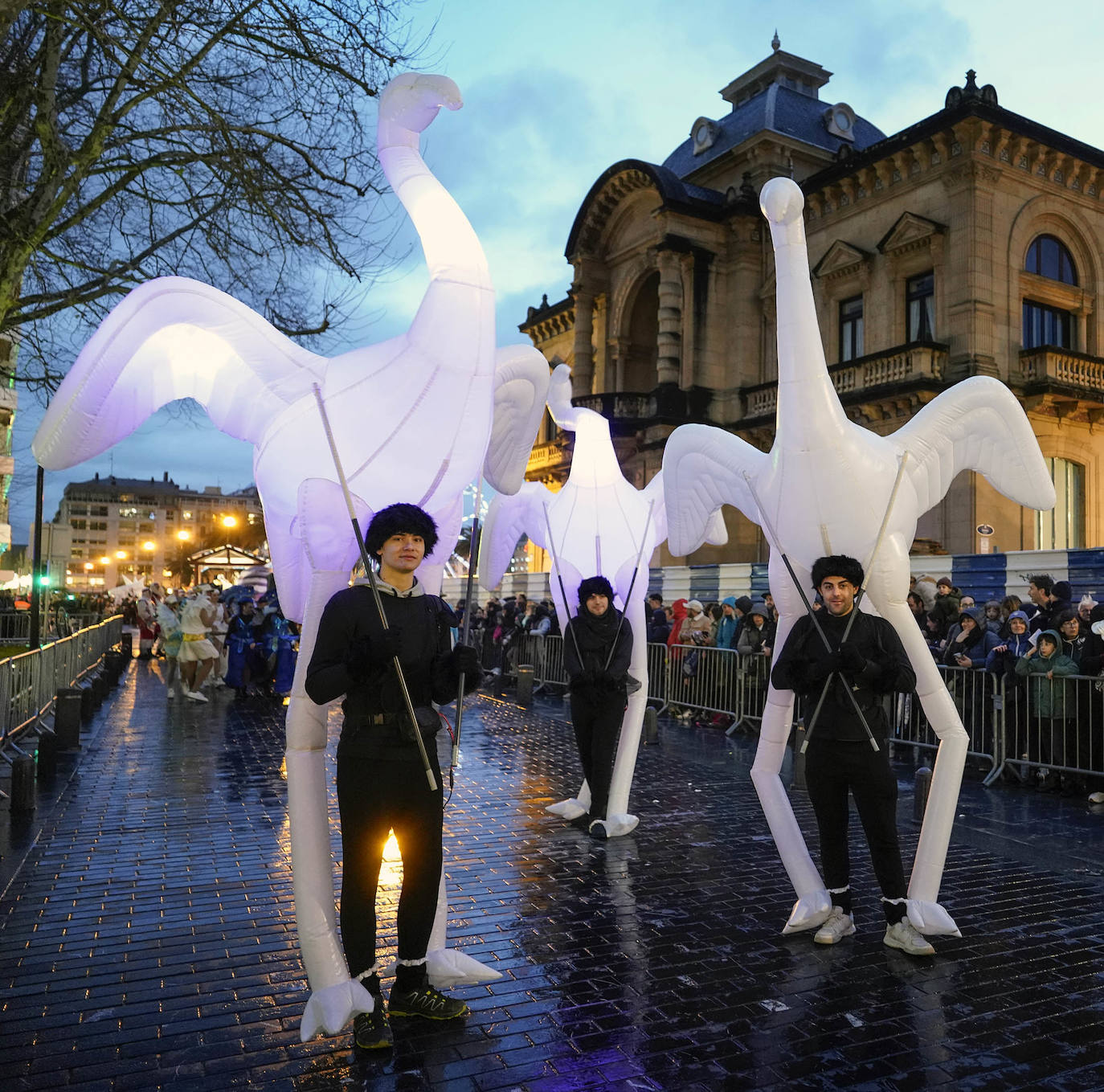 Una cabalgata de magia e ilusión en Donostia
