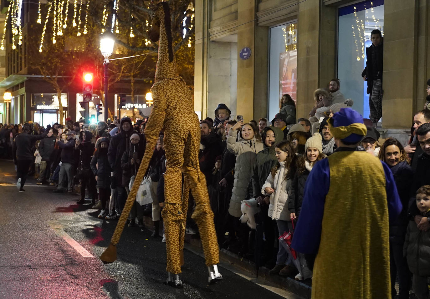 Una cabalgata de magia e ilusión en Donostia