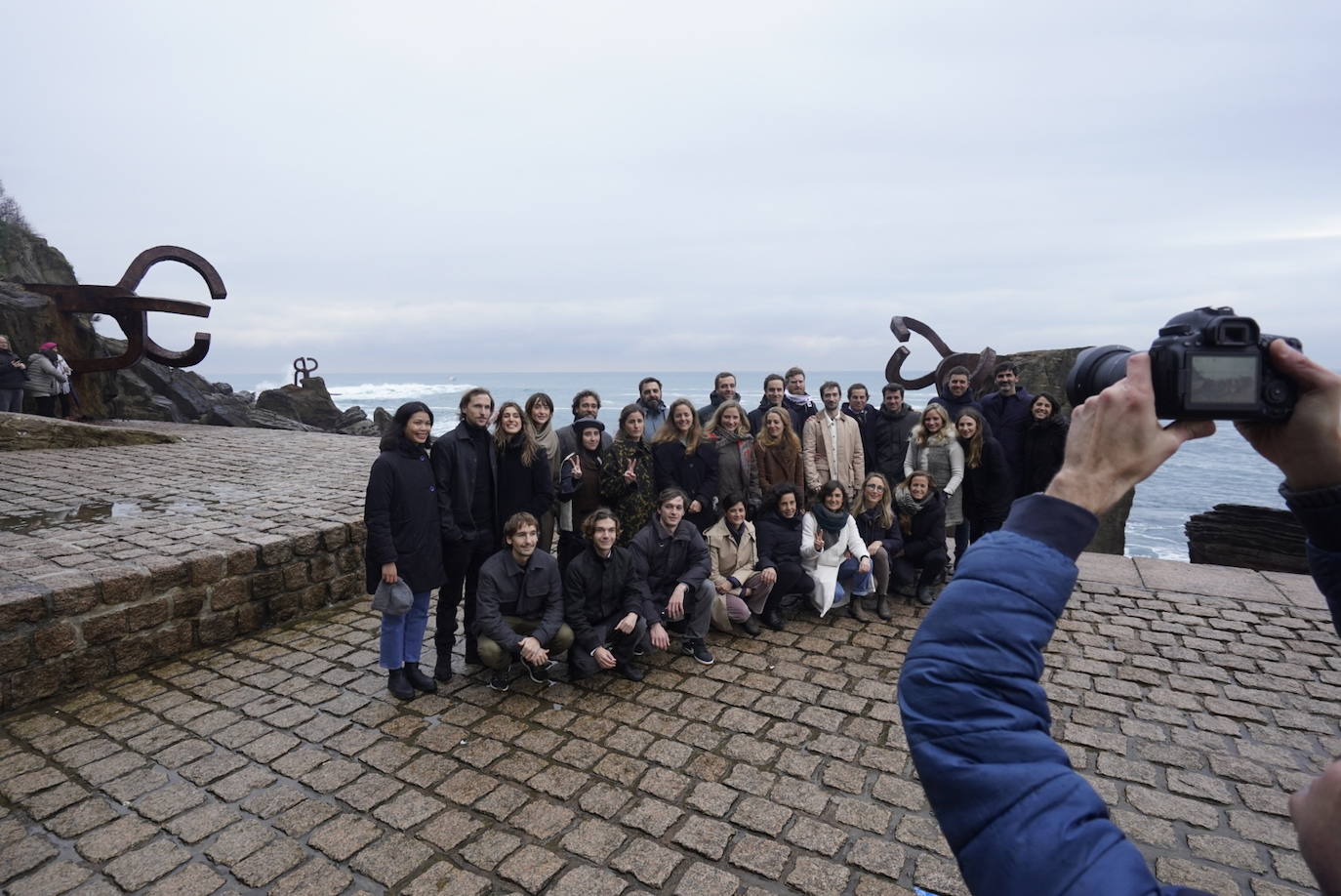 Homenaje de la familia Chillida en el Peine del Viento