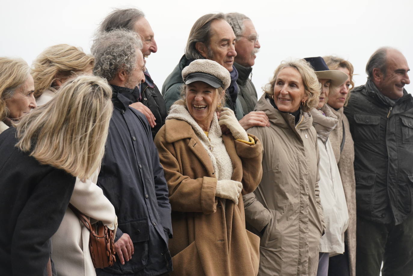 Homenaje de la familia Chillida en el Peine del Viento