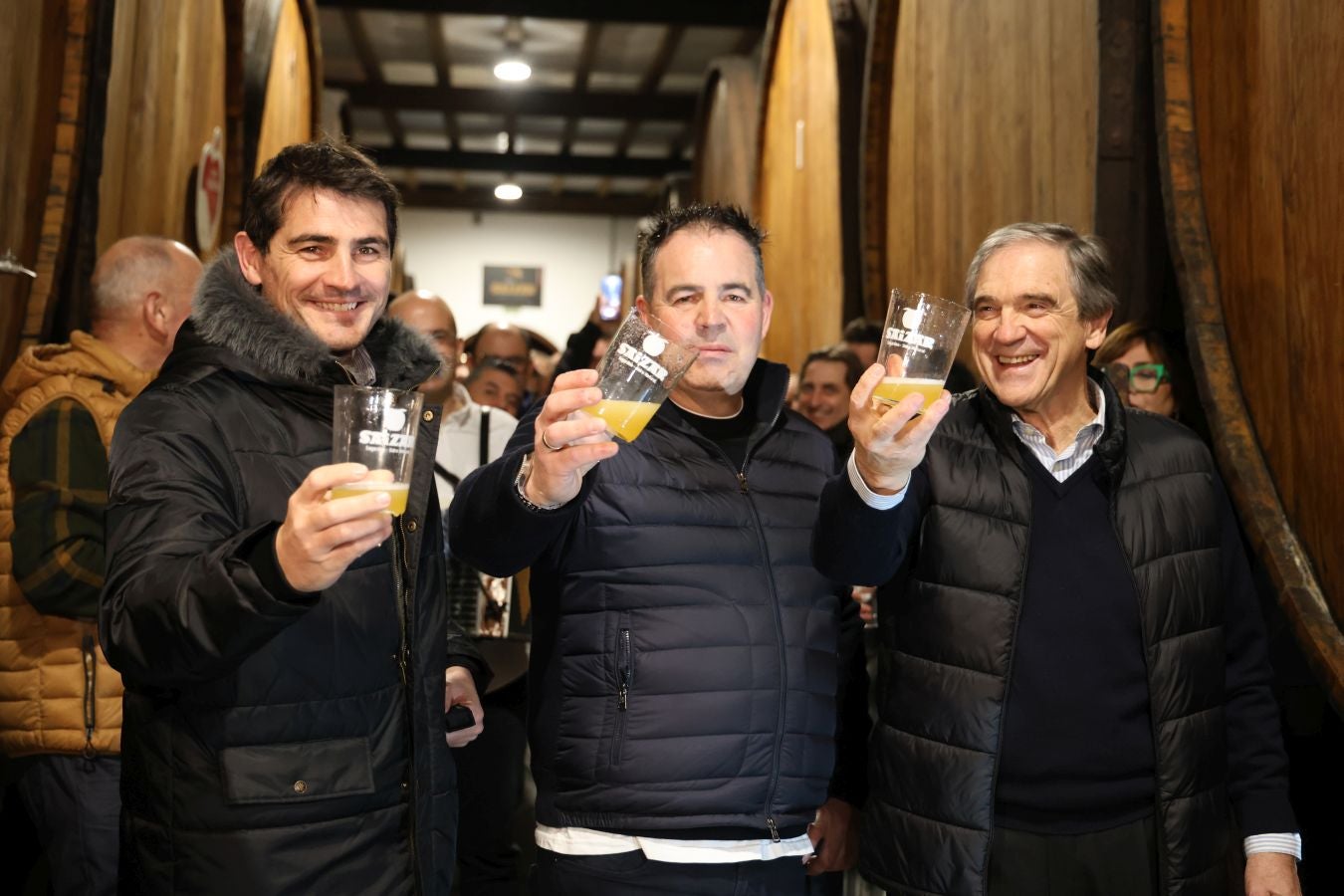 Iker Casillas y Luis Miguel Arconada abren la temporada sidrera