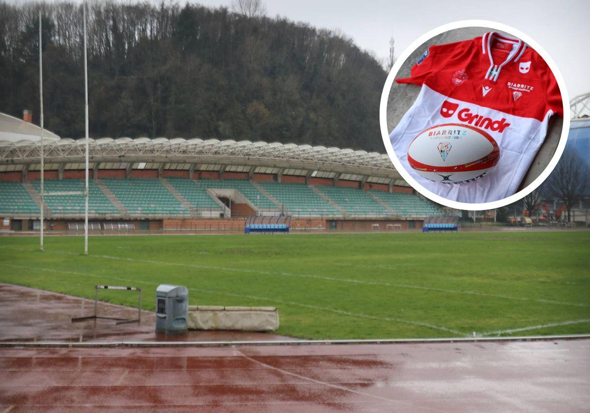 La remodelación es un proyecto pendiente. Panorámica del miniestadio con las porterías de rugby en el césped.