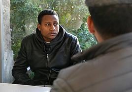 Mohamed, uno de los inmigrantes empadronados en EIbar por un encausado por tráfico de seres humanos.