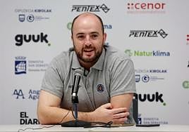 Mikel Odriozola, en una comparecencia en Illunbe.