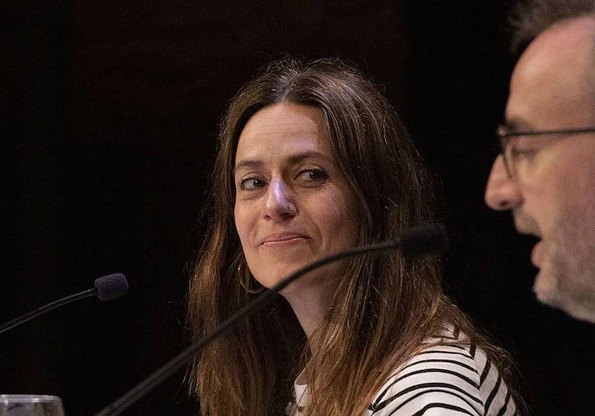 La actriz Itziar Ituño, en una rueda de prensa en San Sebastián.