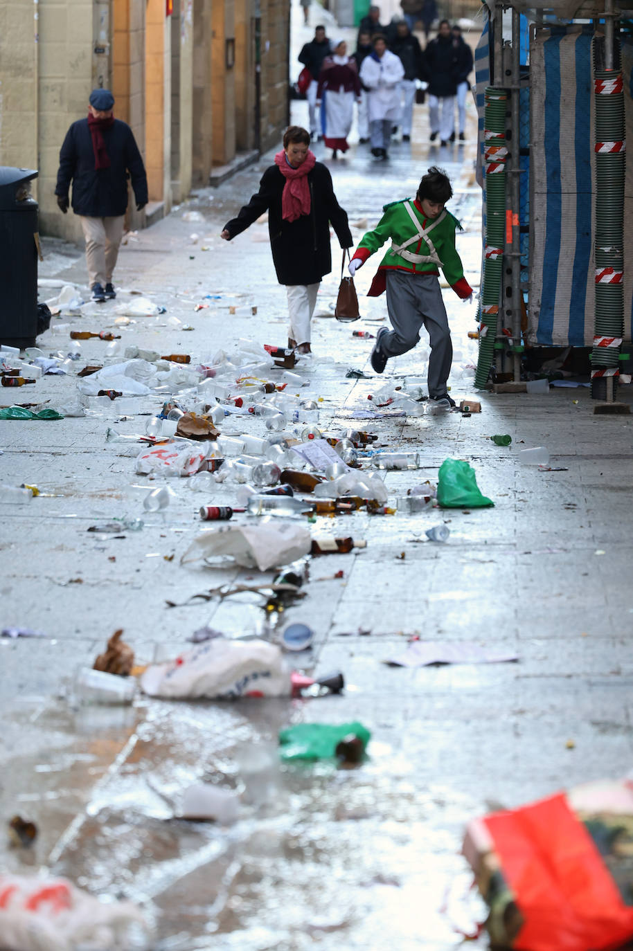 Récord de residuos en el día de San Sebastián