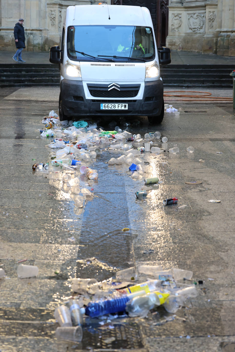 Récord de residuos en el día de San Sebastián