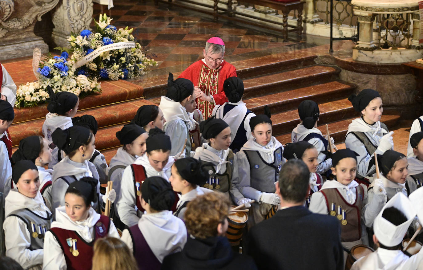Multitudinaria misa de San Sebastián