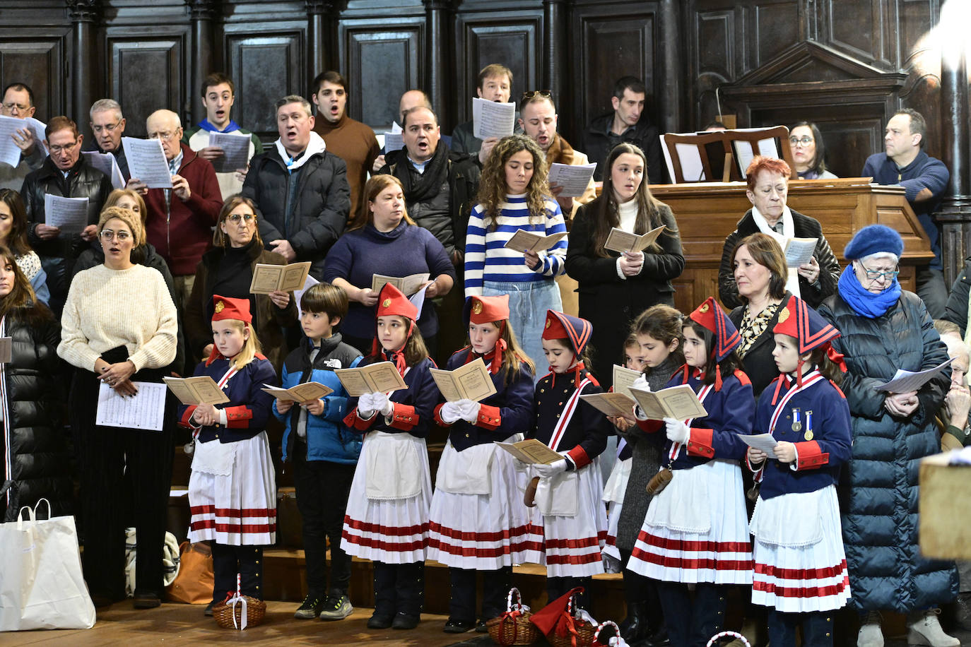 Multitudinaria misa de San Sebastián