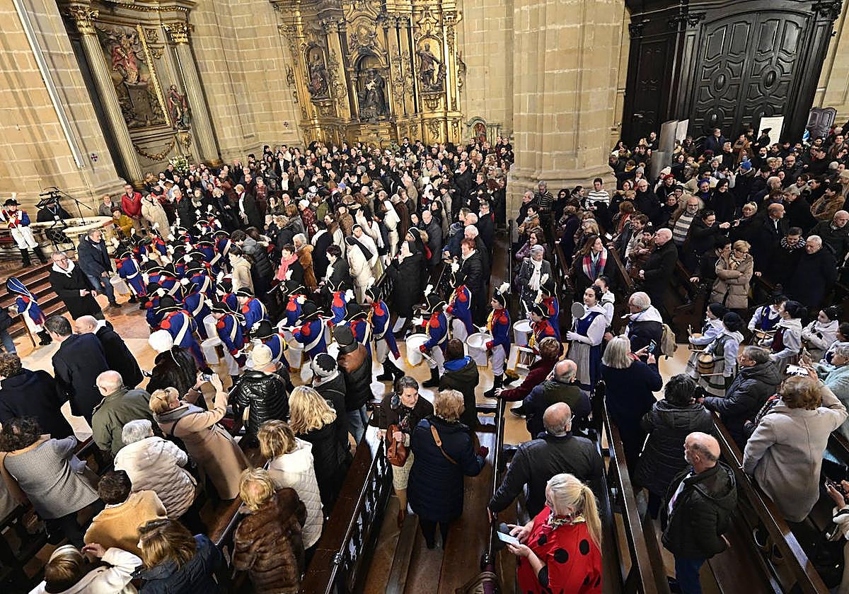 Multitudinaria misa de San Sebastián