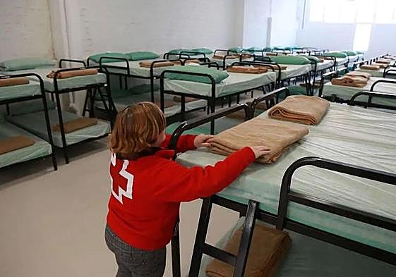 El centro de Cruz Roja en Irun.