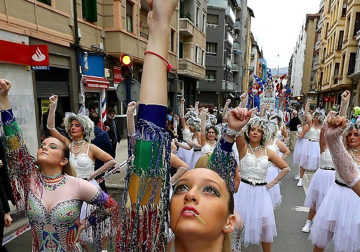 Pasada edición de los Carnavales en Errenteria.