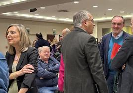 Javier Esparza, este viernes antes la reunión del Consejo Político de UPN en Pamplona