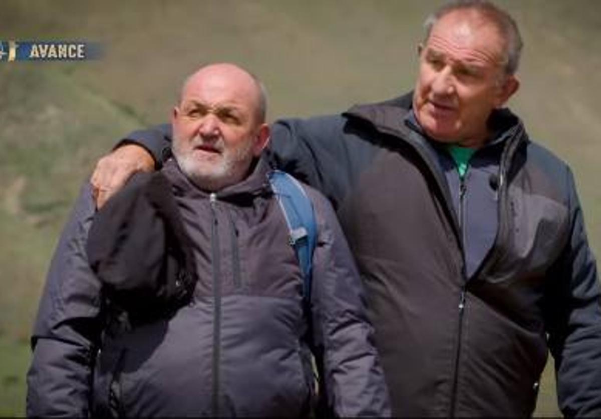 Juanito Oiarzabal y José Luis Korta, capitanes en El Conquis de ETB.