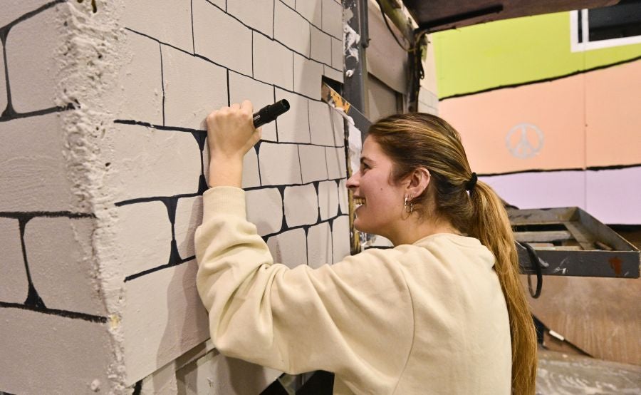 La fabrica de las carrozas del Carnaval de Tolosa