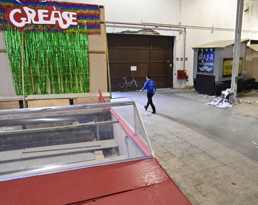 La fabrica de las carrozas del Carnaval de Tolosa