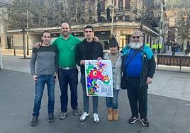 Acto de presentación de la programación de Carnaval esta semana en la plaza Biteri.