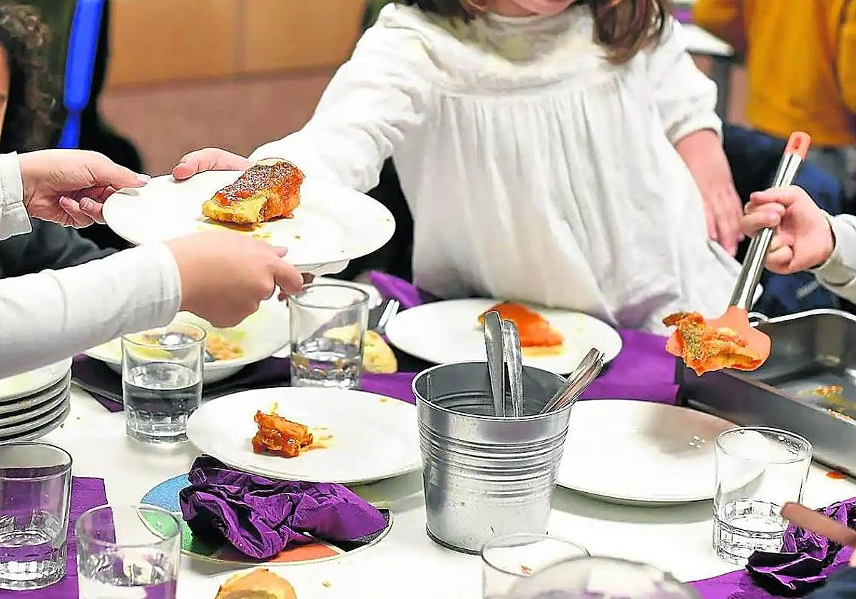 Serunion deja de servir desde hoy en comedores de centros escolares vascos