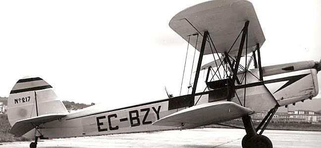 La avioneta SV 4C comprada por Eguiguren.