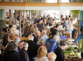 Mercado tradicional que se celebra en Tolosa los sábados