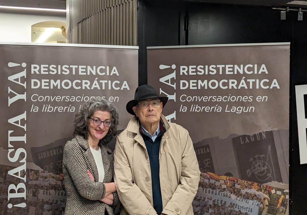 Maite Pagazartundua e Ignacio Latierro en el estreno del documental.