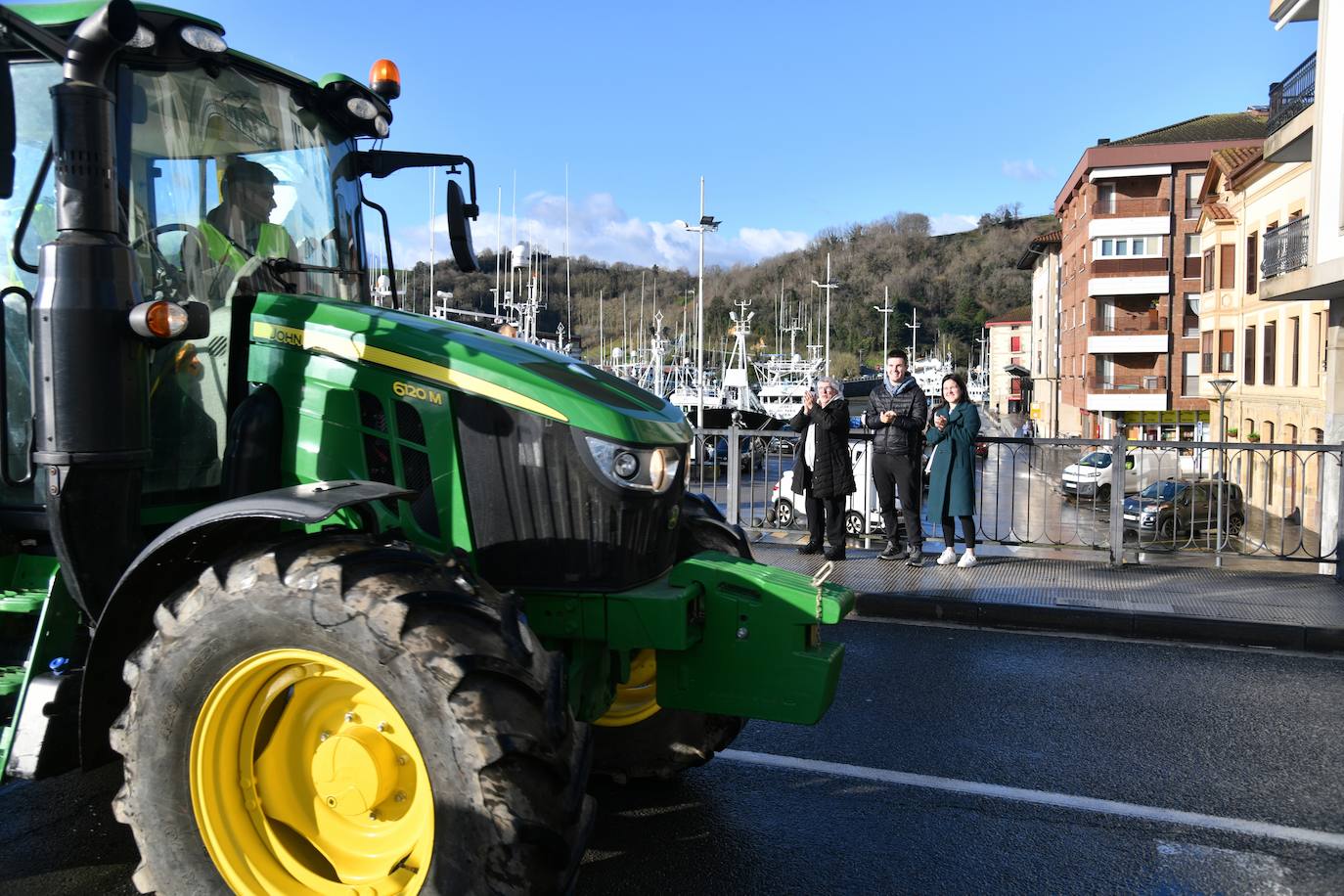 Las &#039;tractoradas&#039; llegan a Gipuzkoa