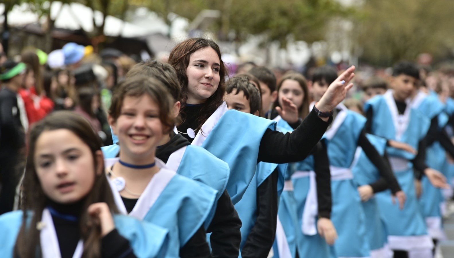 La imaginación gana a la lluvia y al viento en Tolosa