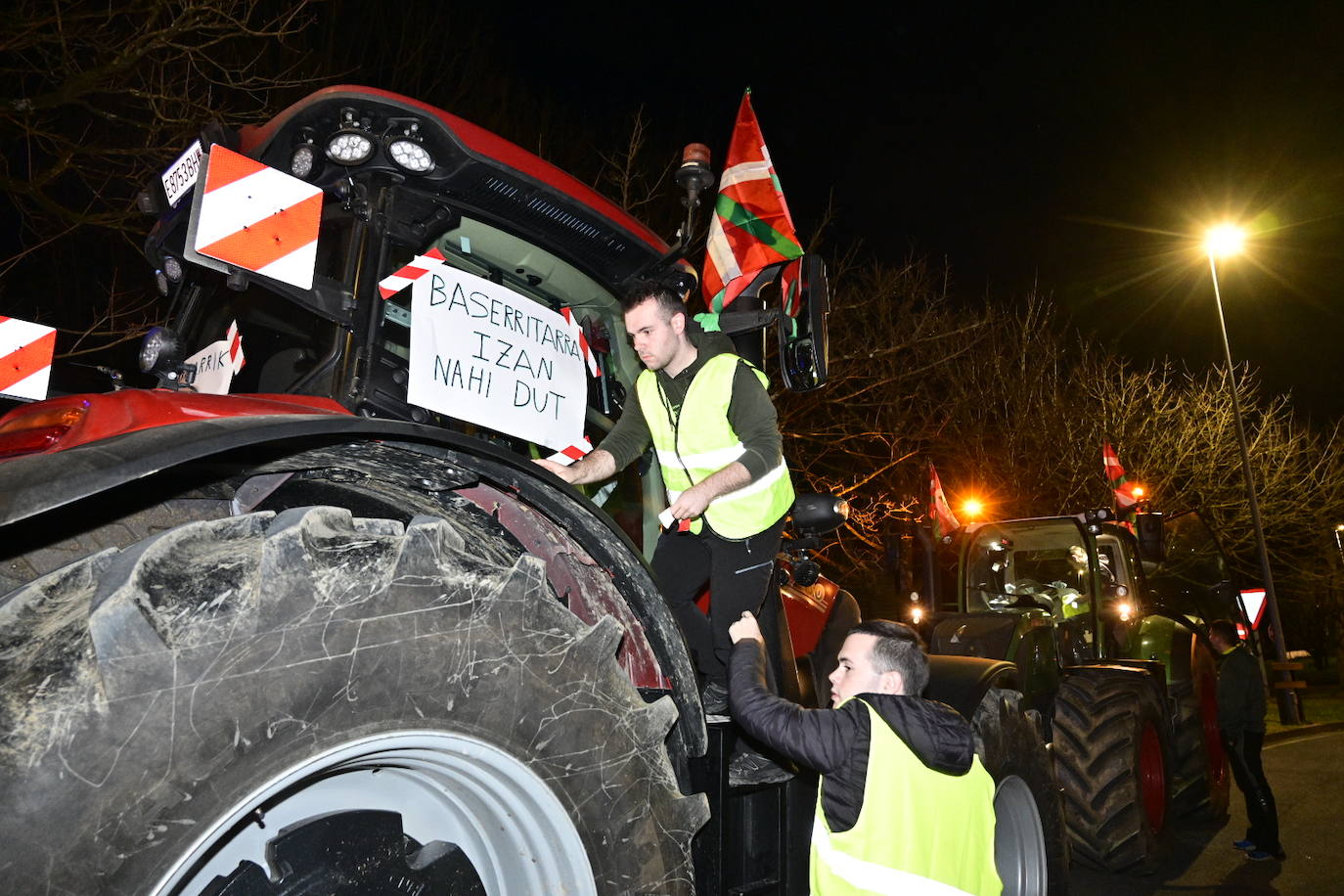 Las &#039;tractoradas&#039; llegan a Gipuzkoa
