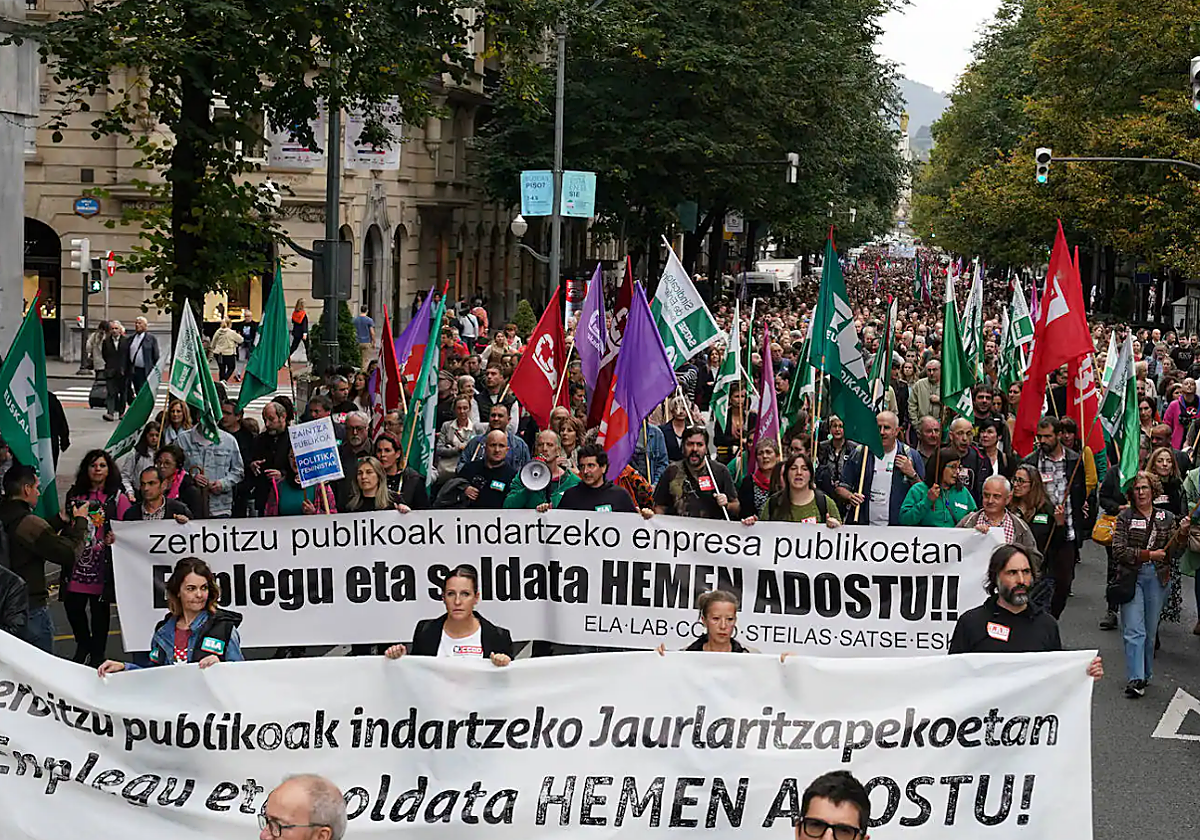 Los sindicatos vuelven a la carga con movilizaciones en el sector público