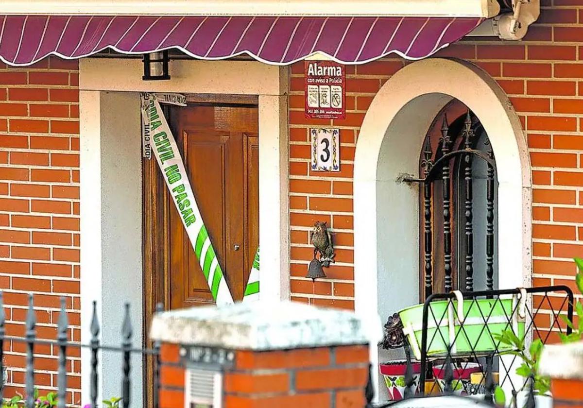 La única huella que quedaba ayer del crimen de Silvia López es la vivienda precintada.