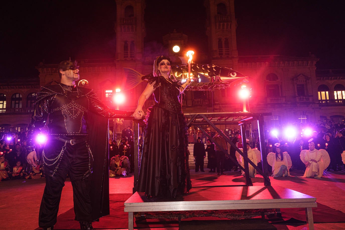 Las mejores imágenes del entierro de la sardina de Donostia