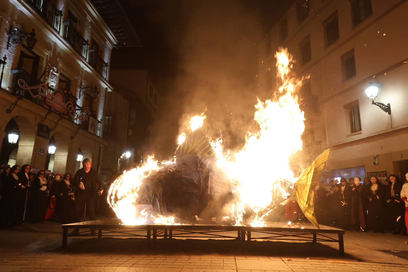 El entierro de la sardina de Errenteria, en imágenes