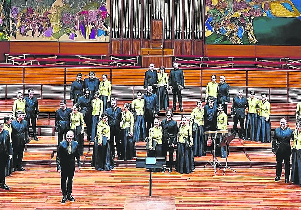 Landarbaso Abesbatza llevó el repertorio de Bali a la sede de la Euskadiko Orkestra este pasado sábado.