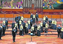 Landarbaso Abesbatza llevó el repertorio de Bali a la sede de la Euskadiko Orkestra este pasado sábado.