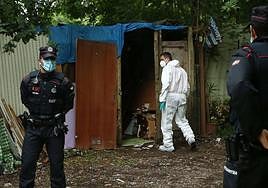 Lugar donde se produjo la agresión mortal en Altza el 26 de juinio de 2021.