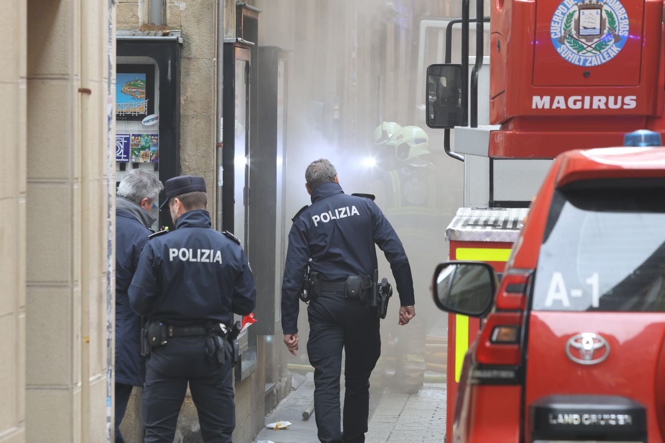 El humo vuelve a activar las alertas en la Parte Vieja