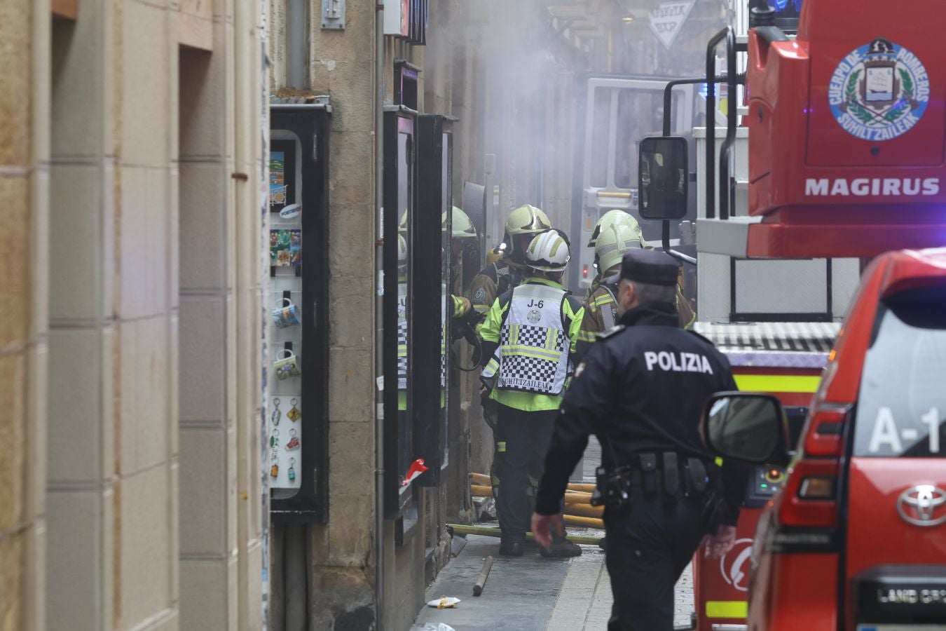 El humo vuelve a activar las alertas en la Parte Vieja