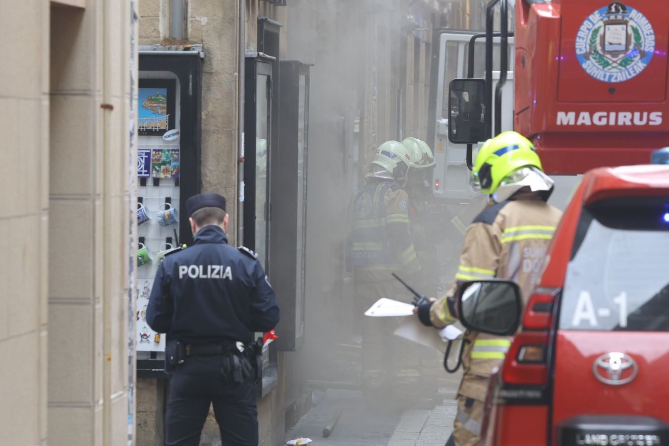 El humo vuelve a activar las alertas en la Parte Vieja