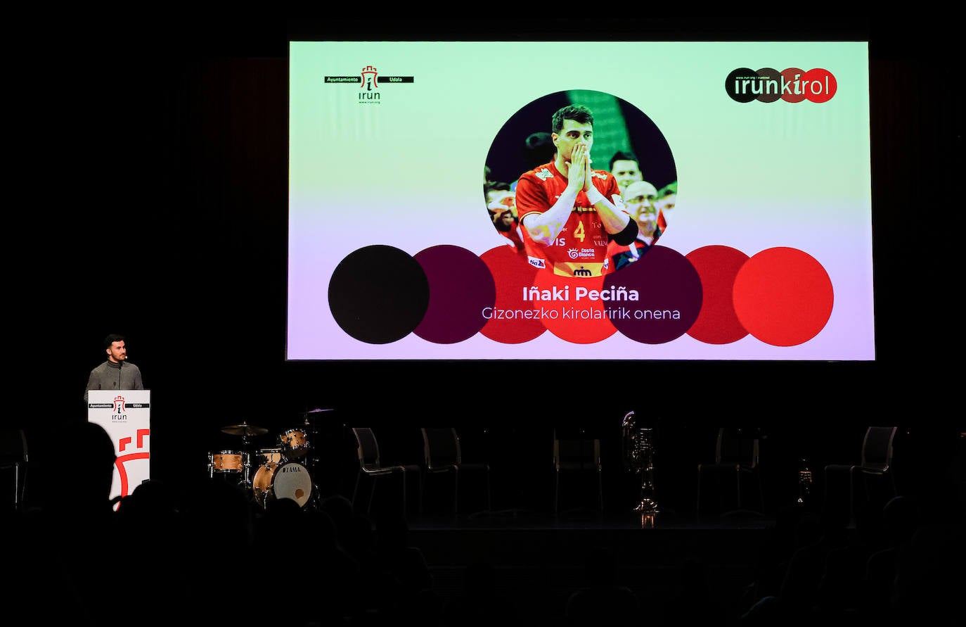 Las mejores imágenes de la gala del deporte irundarra