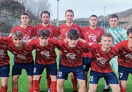 Once inicial ante el Añorga en Zubieta.