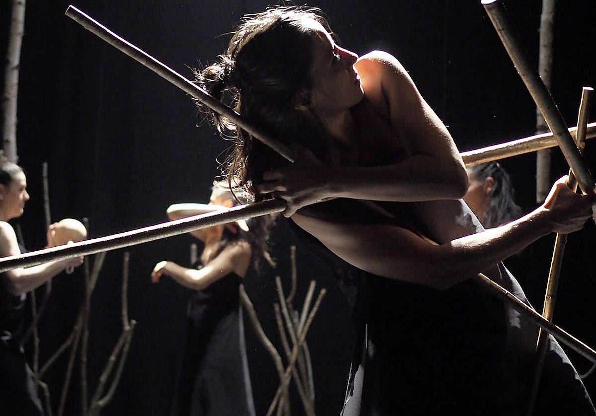 Imagen del espectáculo de danza que este jueves se puede disfrutar en la Casa de Cultura Biteri.