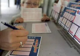 Un boleto del sorteo de Euromillones de Loterías y Apuestas del Estado.