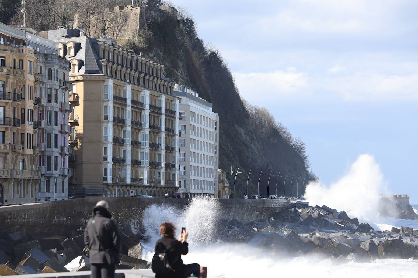 La borrasca &#039;Louis&#039; barre Gipuzkoa