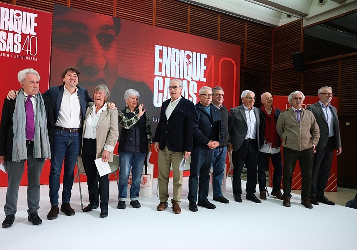El PSE-EE homenajea a Enrique Casas en el 40 aniversario de su asesinato