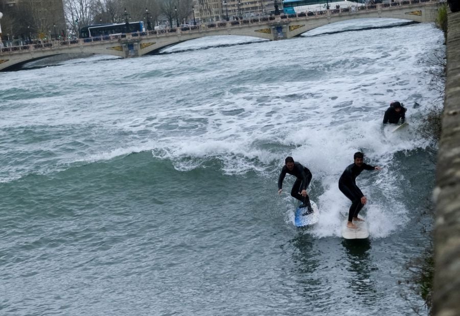 El paso de la borrasca &#039;Louis&#039;, en imágenes